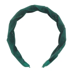 Evergreen Velvet Plaited Headband by Rockahula