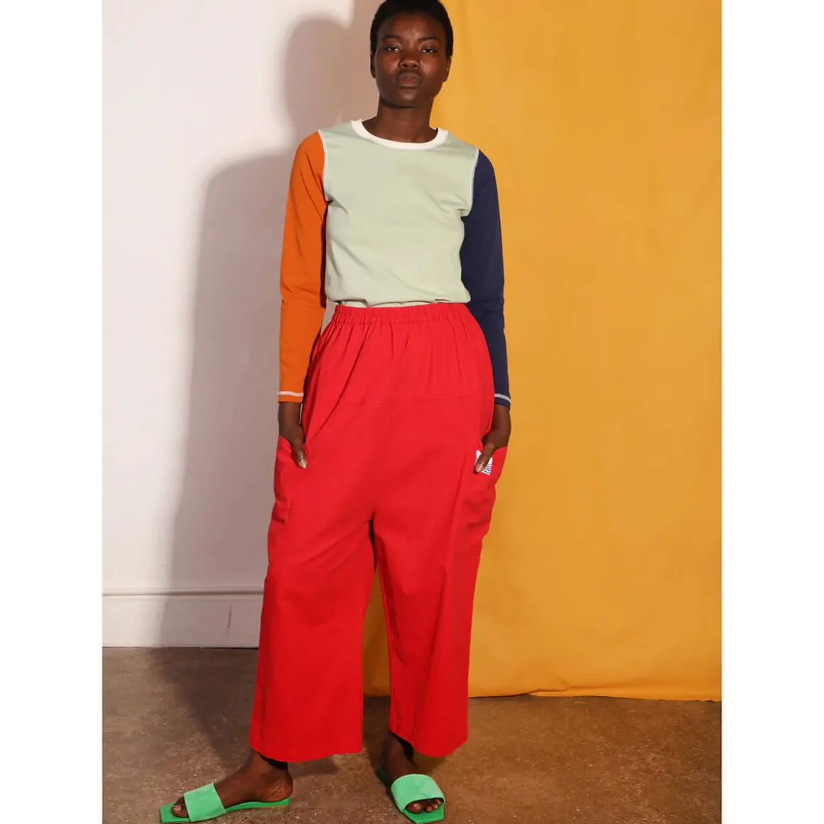 Everly Trousers in Red by L.F.Markey - Last Ones In Stock - UK 8-10