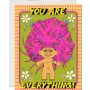 Everything Troll Greetings Card by Red Cap Cards