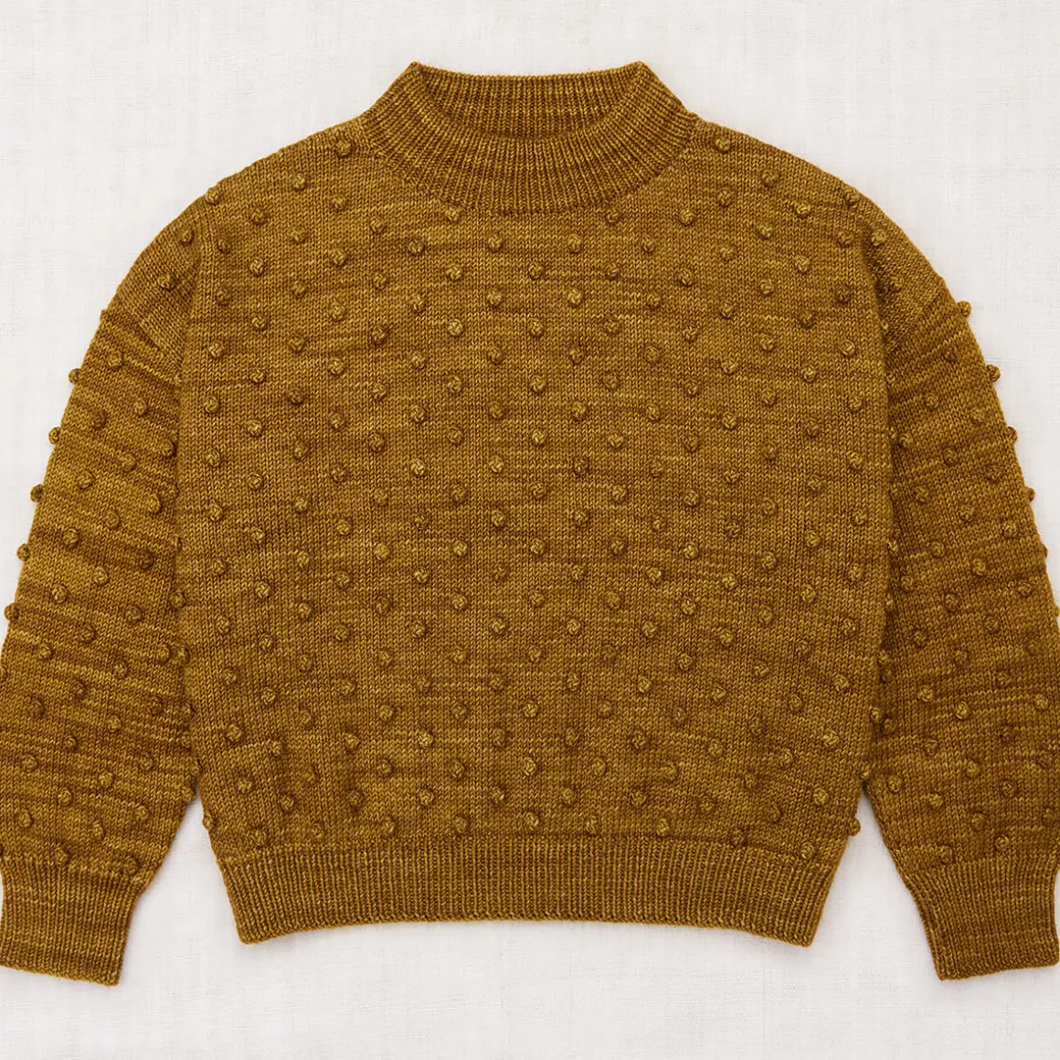 EXCLUSIVE Adult Original Popcorn Sweater in Antique Brass by Misha & Puff - Last One In Stock - Small