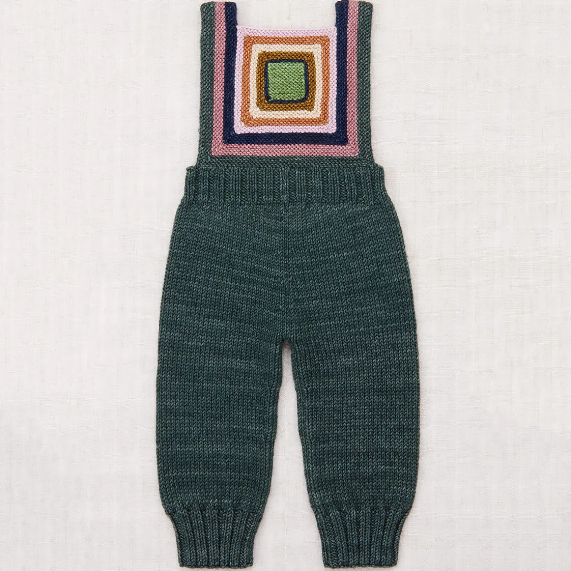 EXCLUSIVE Baby Log Cabin Overall in Camp Green by Misha & Puff