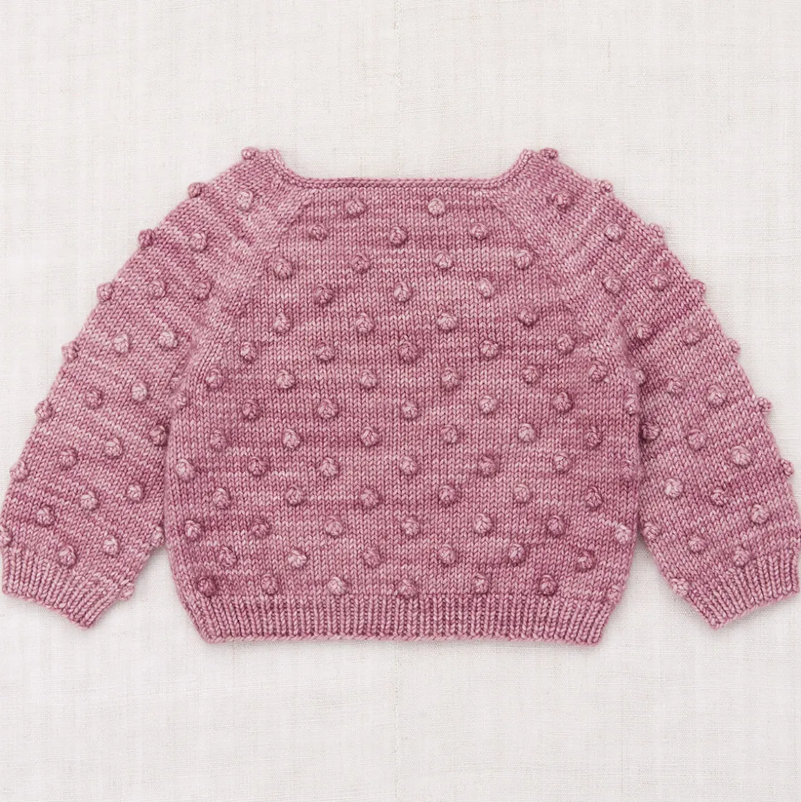 EXCLUSIVE Baby Original Popcorn Sweater in Antique Rose by Misha & Puff