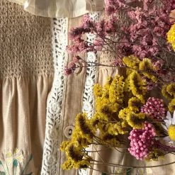 EXCLUSIVE Embroidered Ibiza Top in Sand by Bonjour