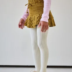 EXCLUSIVE Eyelet Popcorn Skating Skirt in Antique Brass by Misha & Puff - Last Ones In Stock - 4-6 Years