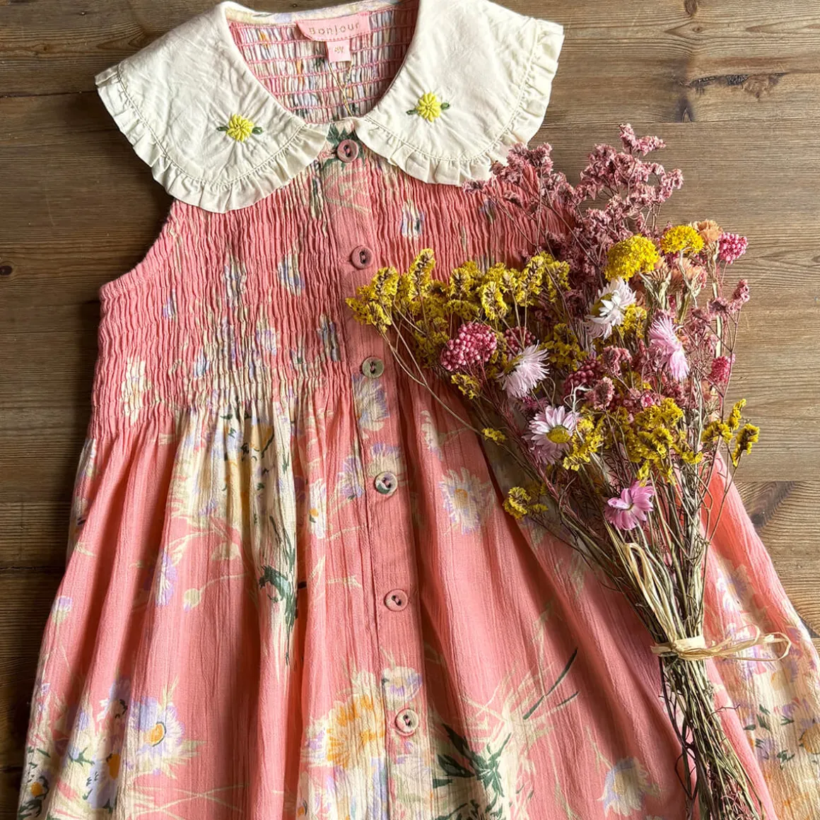 EXCLUSIVE Ibiza Top in Marguerite Print by Bonjour