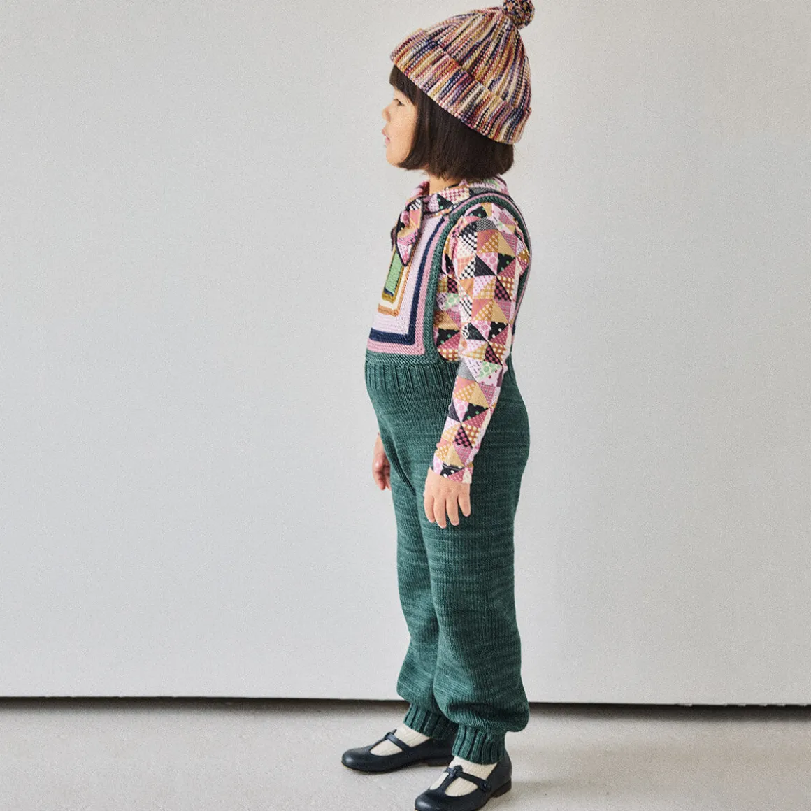 EXCLUSIVE Log Cabin Overall in Camp Green by Misha & Puff