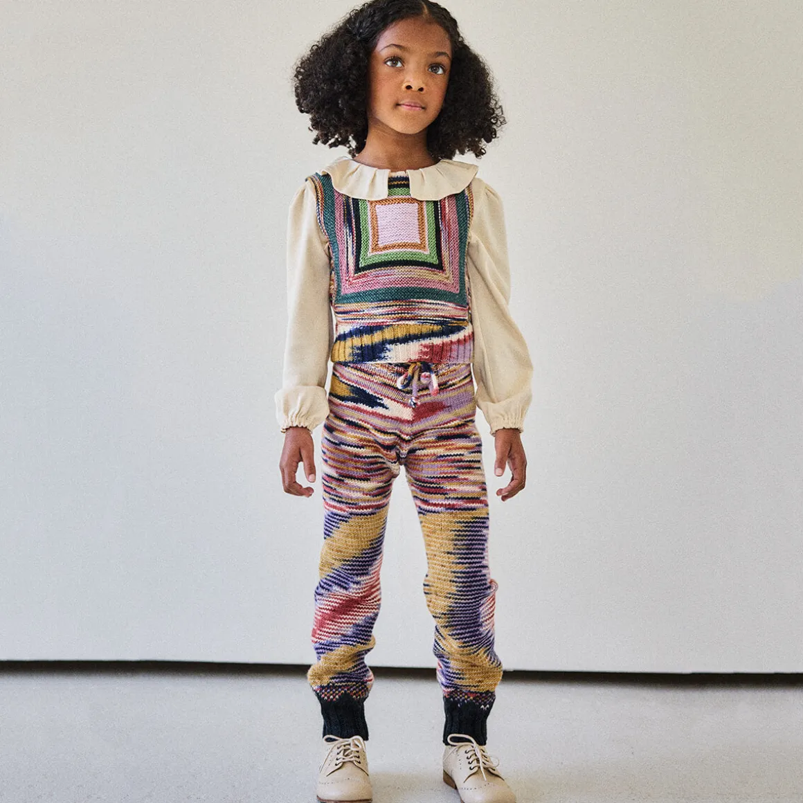 EXCLUSIVE Pinecone Snowy Day Legging in Solstice Space Dye by Misha & Puff - Last Ones In Stock - 2-6 Years