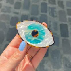 Eye Hair Claw in Blue by Coucou Suzette