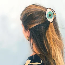 Eye Hair Claw in Blue by Coucou Suzette