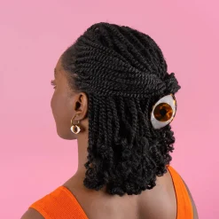 Eye Hair Claw in Brown by Coucou Suzette