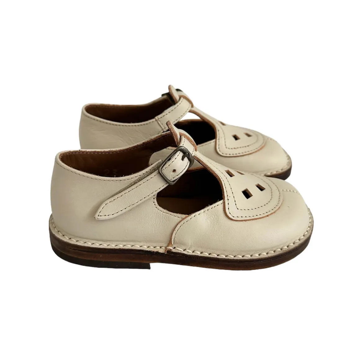 Ezra Cut Out Sandals in Ice by PèPè