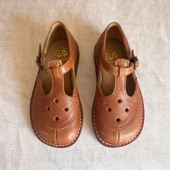 Ezra Cut Out Sandals in Kava Brown by PèPè