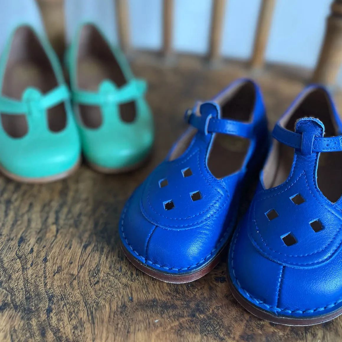 Ezra Cut Out Sandals in Lobelia Blue by PèPè