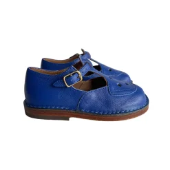 Ezra Cut Out Sandals in Lobelia Blue by PèPè
