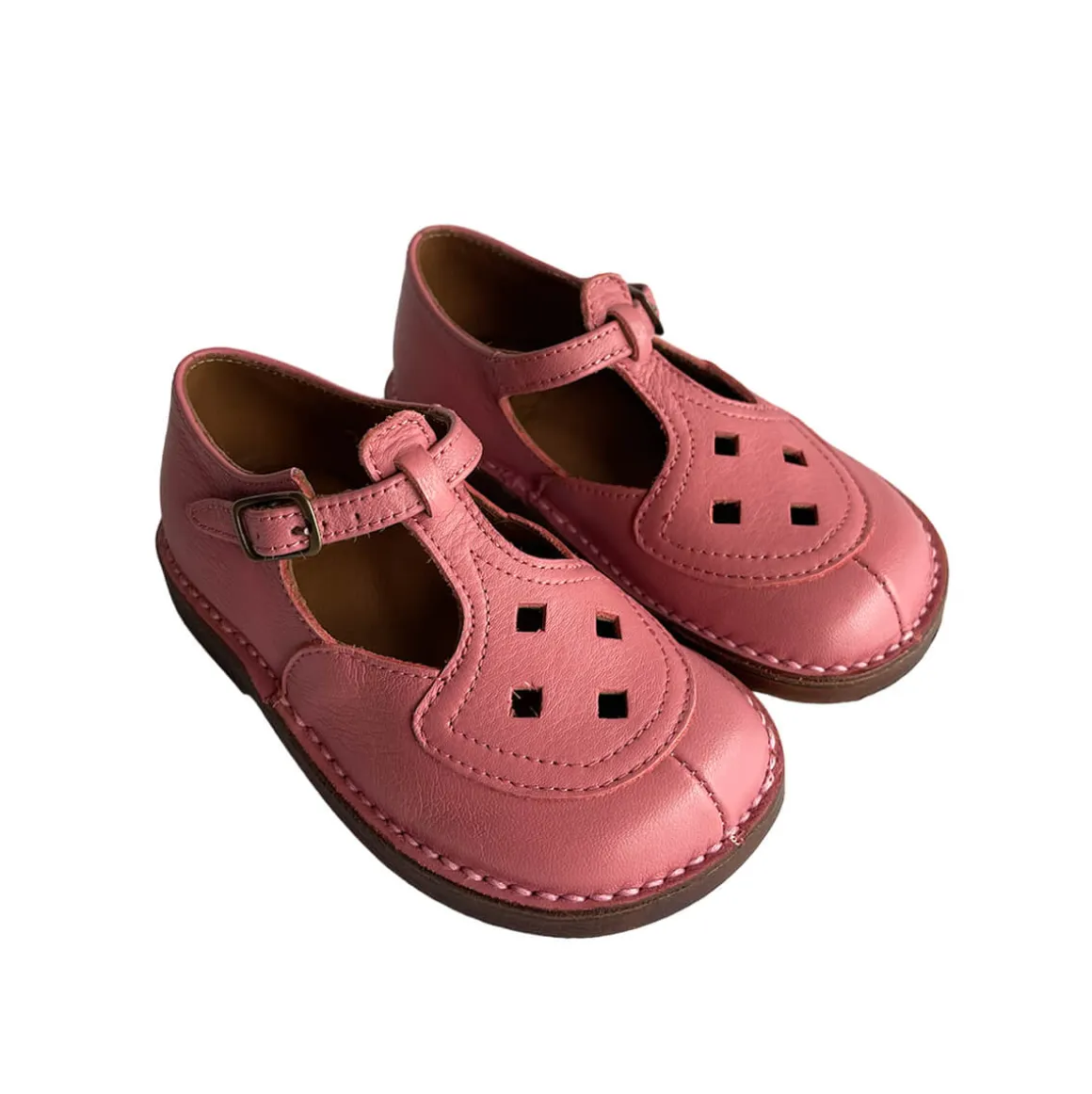 Ezra Cut Out Sandals in Peony by PèPè