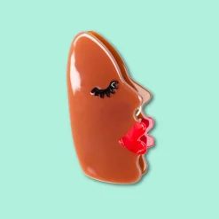 Face Hair Claw in Black by Coucou Suzette