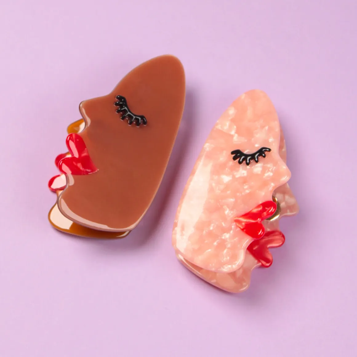 Face Hair Claw in Black by Coucou Suzette