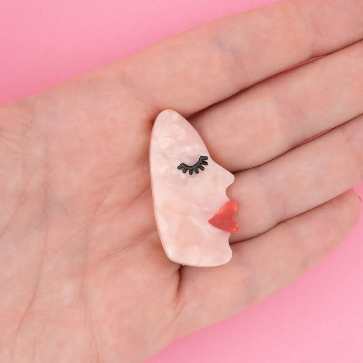 Face Hair Clip in White by Coucou Suzette