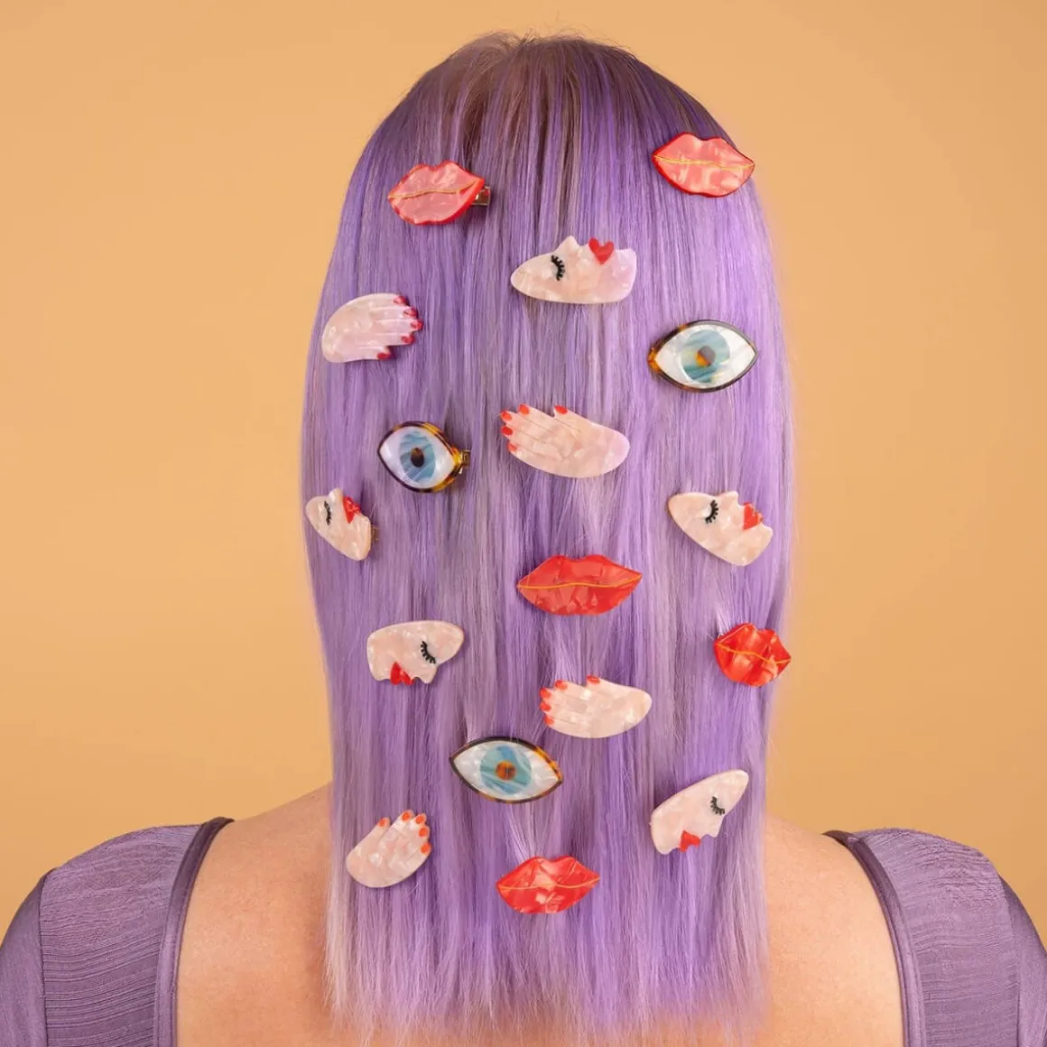 Face Hair Clip in White by Coucou Suzette