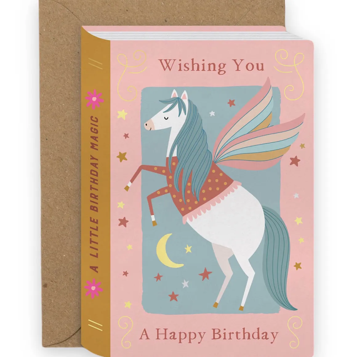 Fairytale Pegasus Greetings Card by Mifkins