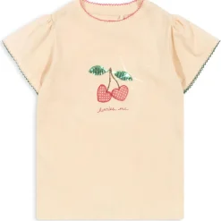 Famo Puff Tee in Ecru by Konges Slojd