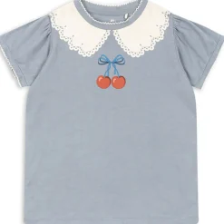 Famo Puff Tee in Tradewinds by Konges Slojd