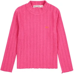 Fantasy Rib Turtle Neck Long Sleeve T Shirt by Bobo Choses