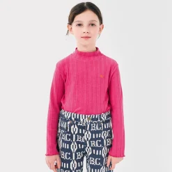Fantasy Rib Turtle Neck Long Sleeve T Shirt by Bobo Choses