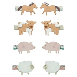 Farm Animal Mini Hair Clips by Mimi & Lula