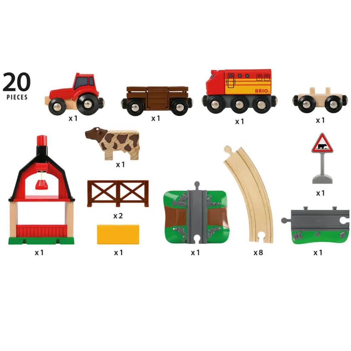 Farm Railway Set by Brio