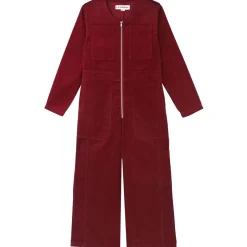 Felix Corduroy Boilersuit in Burgundy by L.F.Markey