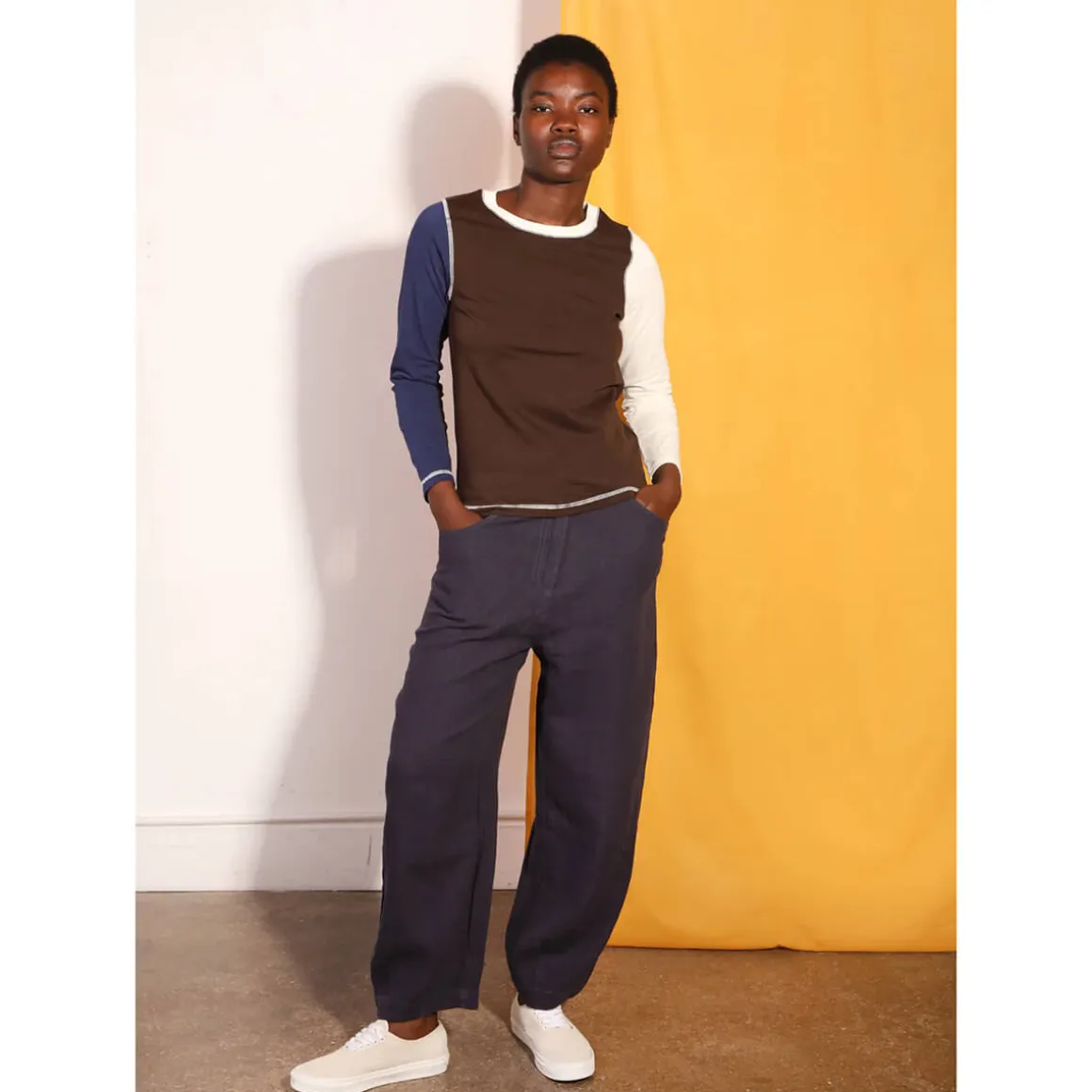 Fergus Trousers in Navy by L.F.Markey - Last Ones In Stock - UK 6-10