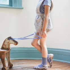 Fernanda Playsuit in Menagerie Print / Blueberry by Soor Ploom