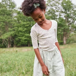 Field Tee in Fleur Print Sorbet by Soor Ploom