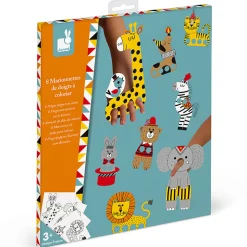 Finger Puppets To Colour 3D Creations by Janod