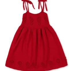 Fiol Knit Dress in Barbados Cherry by Konges Slojd - Last Ones In Stock - 2-4 Years