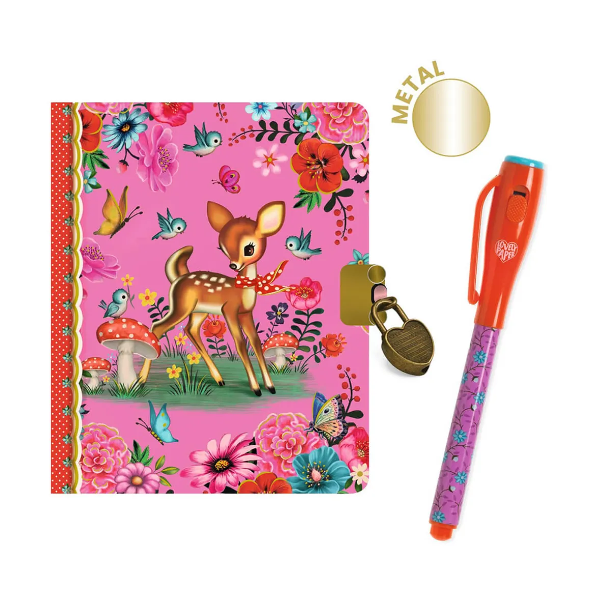 Fiona Small Secret Notebook by Djeco