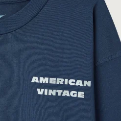 Fizvalley Kid's Long Sleeve T Shirt in Vintage Aster by American Vintage