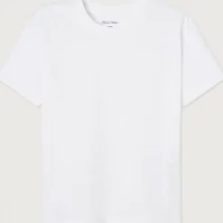 Fizvalley Kid's Round Neck T Shirt in White by American Vintage