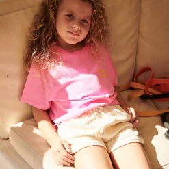 Fizvalley Kid's T Shirt in Fluo Pink by American Vintage
