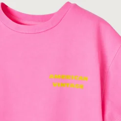 Fizvalley Kid's T Shirt in Fluo Pink by American Vintage