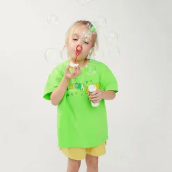 Fizvalley Kid's T Shirt in Fluorescent Absinthe by American Vintage - Last One In Stock - 11 Years