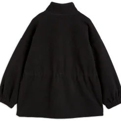 Fleece Wind Jacket in Black by Mini Rodini
