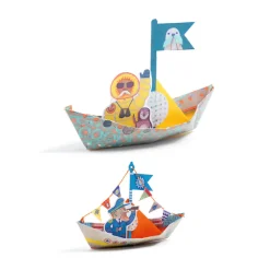 Floating Boats Origami Craft Kit by Djeco