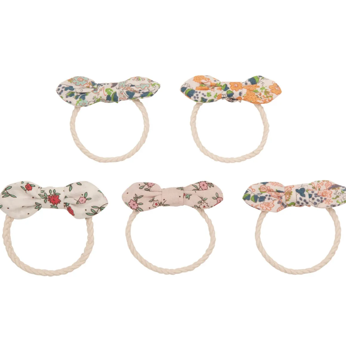 Flora Bow Ponies Hair Bands by Mimi & Lula