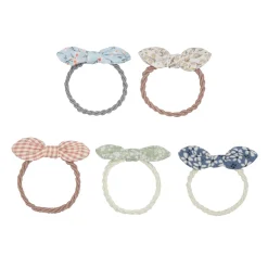 Flora Bow Ponies Hair Bands by Mimi & Lula
