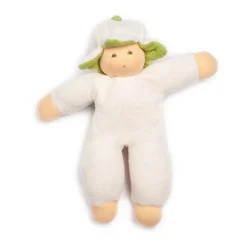 Flower Fairy Doll / Rattle in Natural by Nanchen Natur