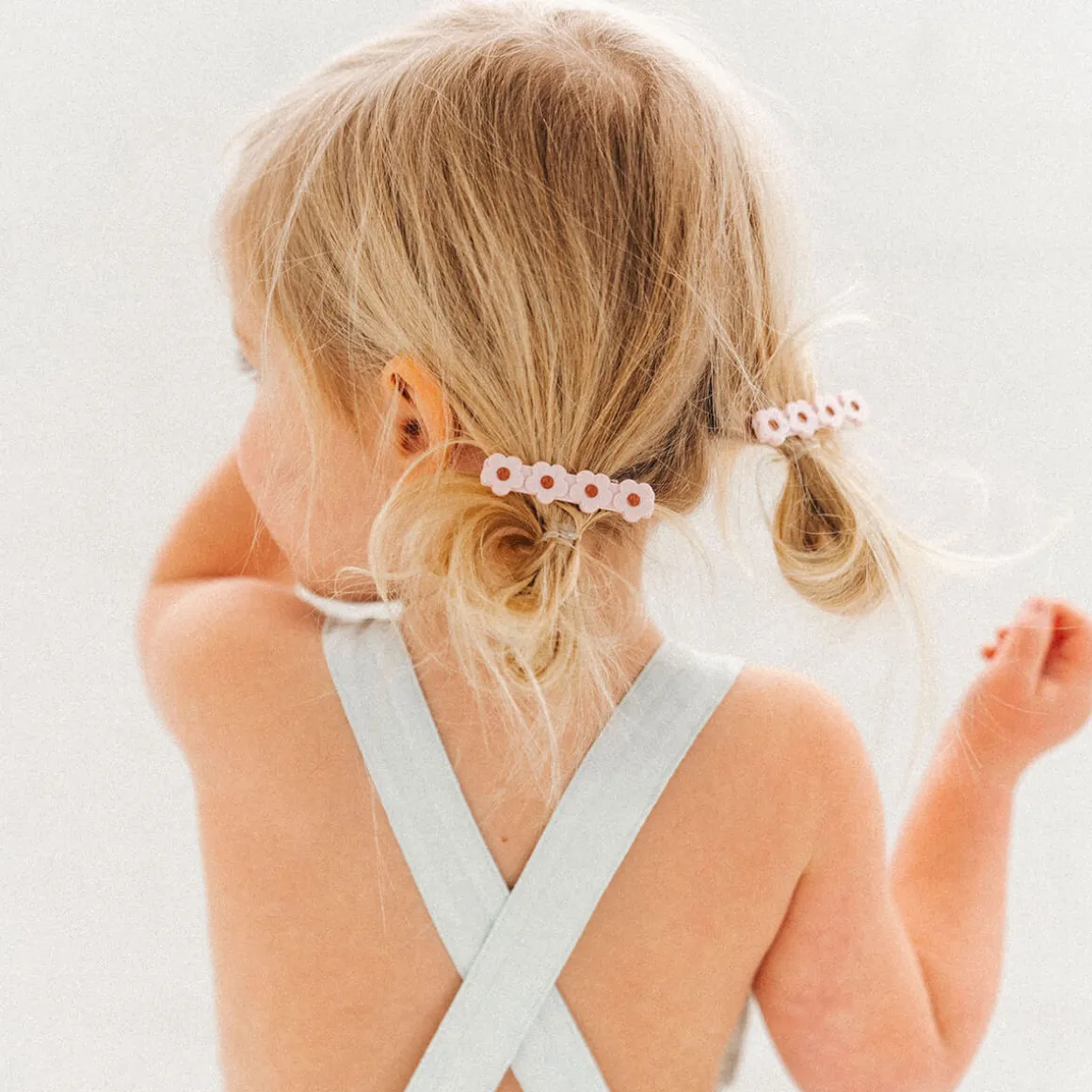 Flower Hair Clip in Ballerina by Wunderkin Co