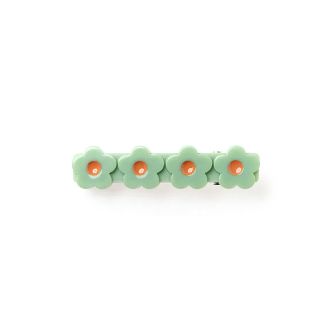 Flower Hair Clip in Celery by Wunderkin Co