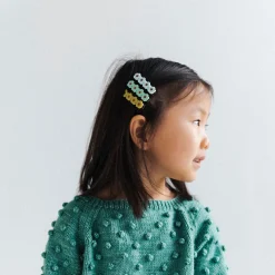 Flower Hair Clip in Glacier by Wunderkin Co